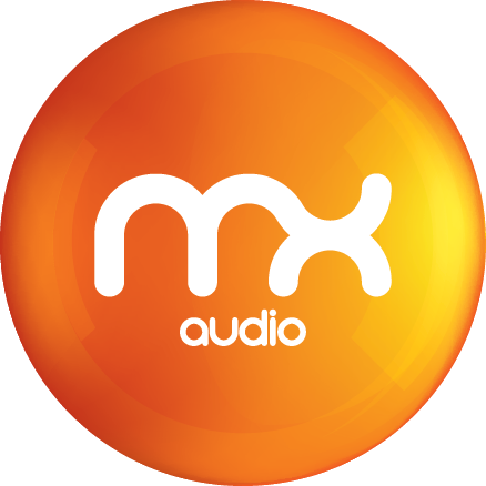 MX Audio logo. División de MX Digital Media